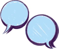 illustration Tal bubblor hand dragen png