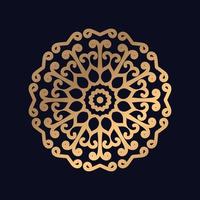 Golden Colorful mandala design with Luxury pattern Background vector