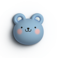 mignonne 3d ours png