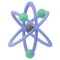 Education physics 3D Illustration png