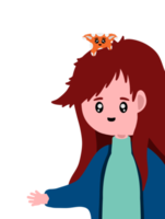 sonrisa niña dibujos animados png