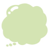 Green speech bubble png