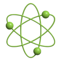 3d Symbol von Atom png