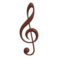 3d icon of music note png