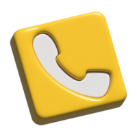 3d icon of contact png