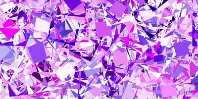 Light Purple, Pink vector texture with random triangles.