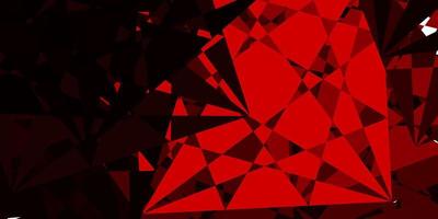 Light Red vector template with triangle shapes.