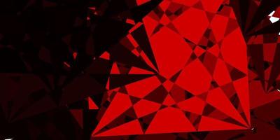 Light Red vector template with triangle shapes.