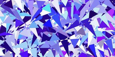 Light Pink, Blue vector background with triangles.