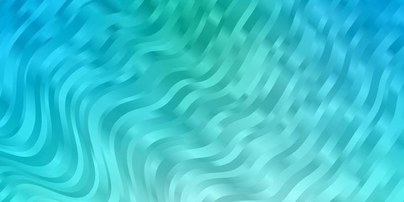 Light Blue, Green vector texture with curves.