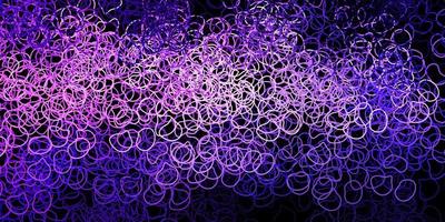 Dark purple vector background with random forms.
