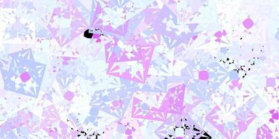 Light Purple vector background with triangles.