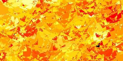 Light Orange vector background with polygonal forms.