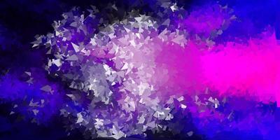 Dark purple vector gradient polygon layout.