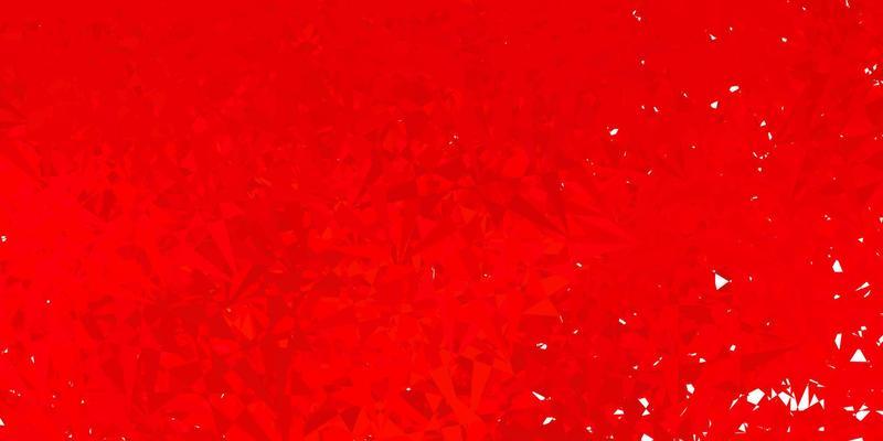 Dark pink, red vector background with polygonal forms.