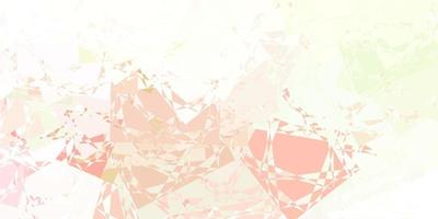 Light Pink, Green vector texture with random triangles.