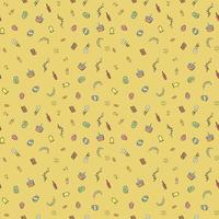 Easter pattern. Seamless pattern with easter icons. Easter background vector