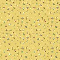 Easter pattern. Seamless pattern with easter icons. Easter background vector