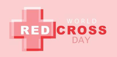 World red cross day. Template for background, banner, card, poster. vector illustration.