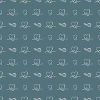 seamless medicine pattern. Doodle vector background with medicine icons
