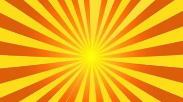 Yellow and Orange Sunburst Background photo