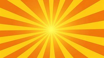 Yellow and Orange Sunburst Background photo