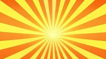 Yellow and Orange Sunburst Background photo