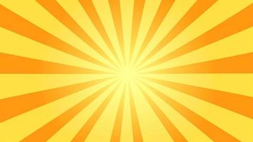 Yellow and Orange Sunburst Background photo