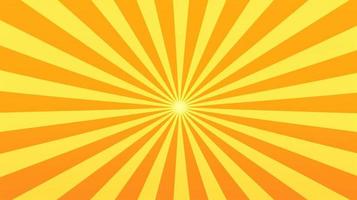 Yellow and Orange Sunburst Background photo