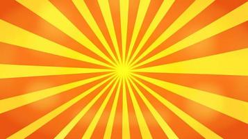 Yellow and Orange Sunburst Background photo