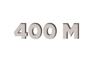 400 Million  subscribers celebration greeting banner with Marble Engraved Design png