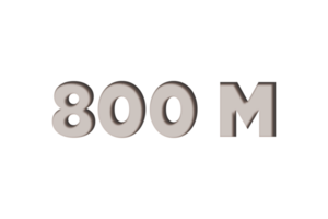 800 Million  subscribers celebration greeting banner with Marble Engraved Design png