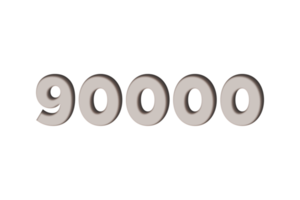 90000 abonnees viering groet banier met marmeren gegraveerde ontwerp png