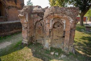 Bangladesh March 2, 2019 Nayabad Mosque Font views, is located in Nayabad village in Kaharole Upazila of Dinajpur District, Bangladesh. photo