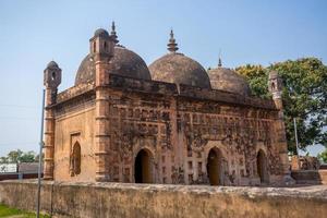 Bangladesh March 2, 2019 Nayabad Mosque Font views, is located in Nayabad village in Kaharole Upazila of Dinajpur District, Bangladesh. photo