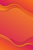 Abstract orange Fluid Wave Background photo
