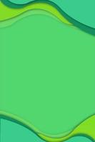 Abstract green Fluid Wave Background photo