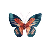 Watercolor butterfly . AI Generated png