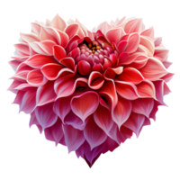 plumeria art fantasy heart . AI Generated png