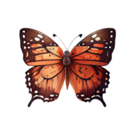 waterverf vlinder . ai gegenereerd png