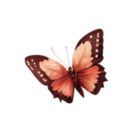 aquarelle papillon . ai généré png