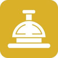 Reception Bell Icon Vetor Style vector