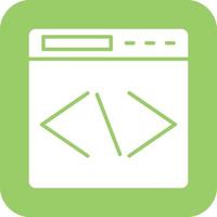 Coding Vector Icon Design