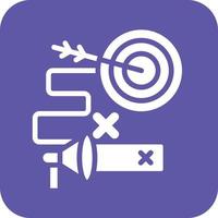Marketing Strategy Icon Vetor Style vector