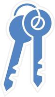 Key Icon Vetor Style vector