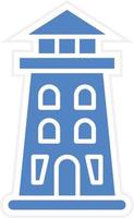 Lighthouse Vector Icon Design