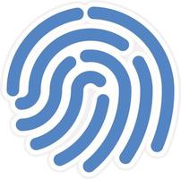 Fingerprint Vector Icon Design
