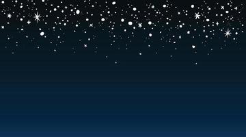 Plain blue background with stars vector