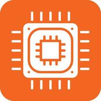 CPU Processor Vector Icon Design