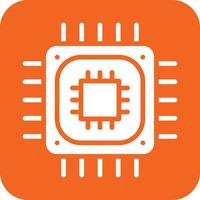 CPU Processor Vector Icon Design